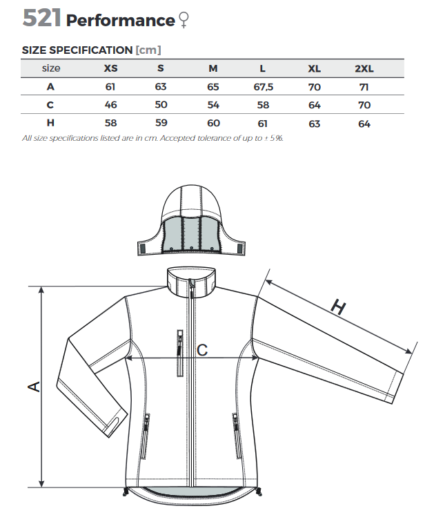 Performance Softshell kurtka damska