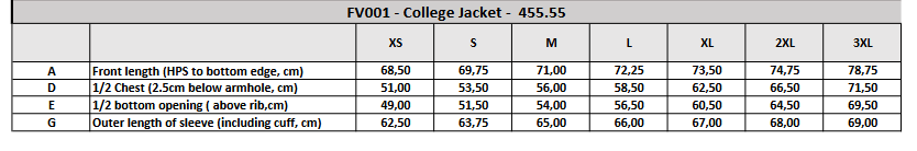 Kurtka bomberka Varsity unisex