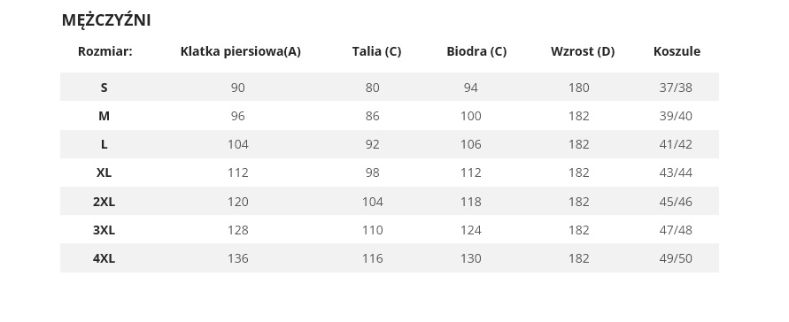 Bluza klasyczna bawełniana męska